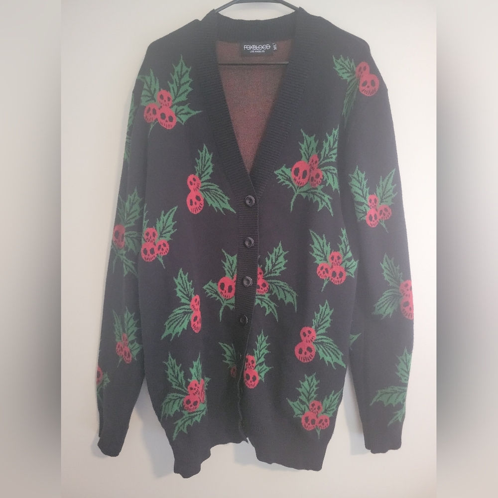 COPY - FOXBLOOD Creepmas Cardigan